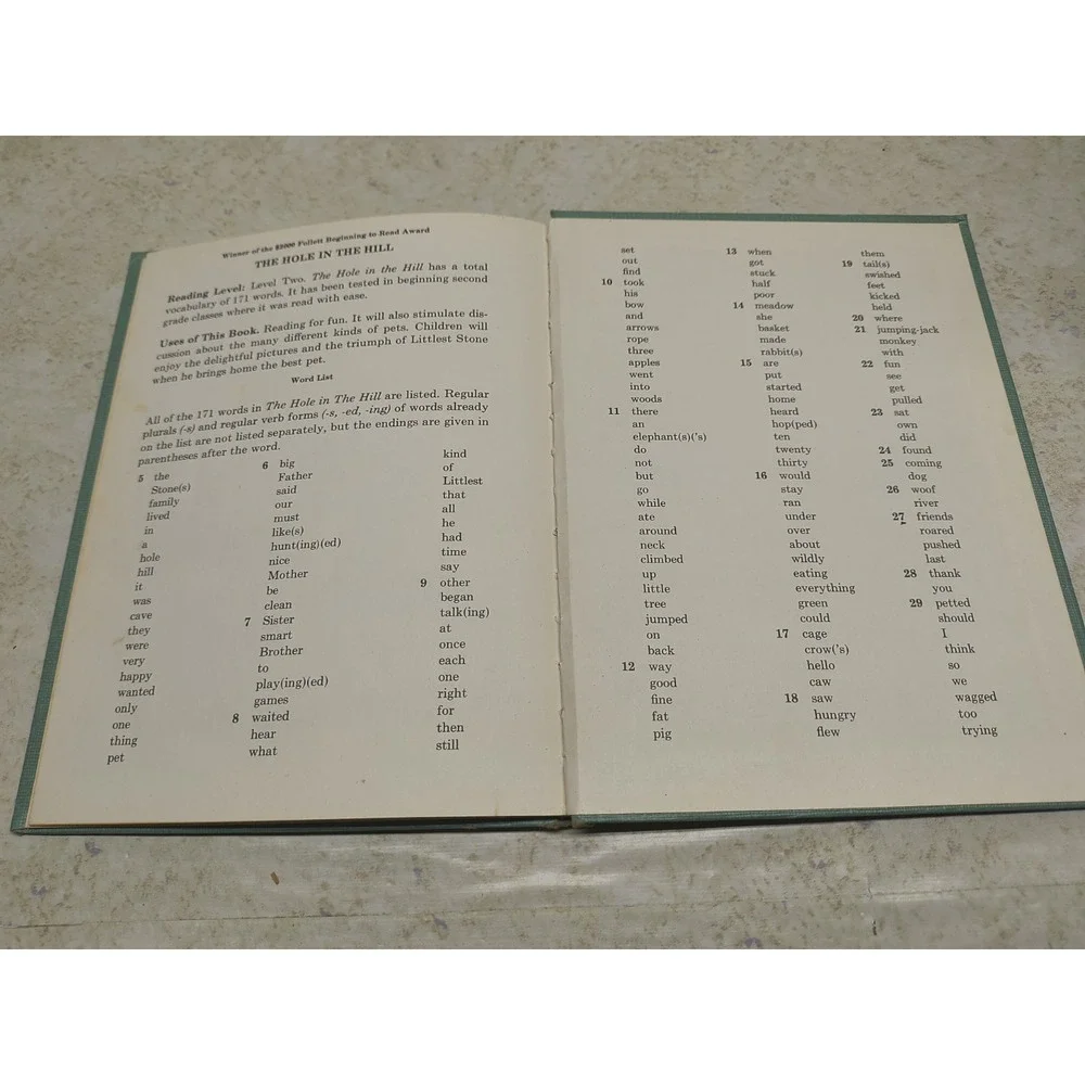 Vintage The Hole in the Hill By Marion Seyton Follet Beginning To Read Book 1960